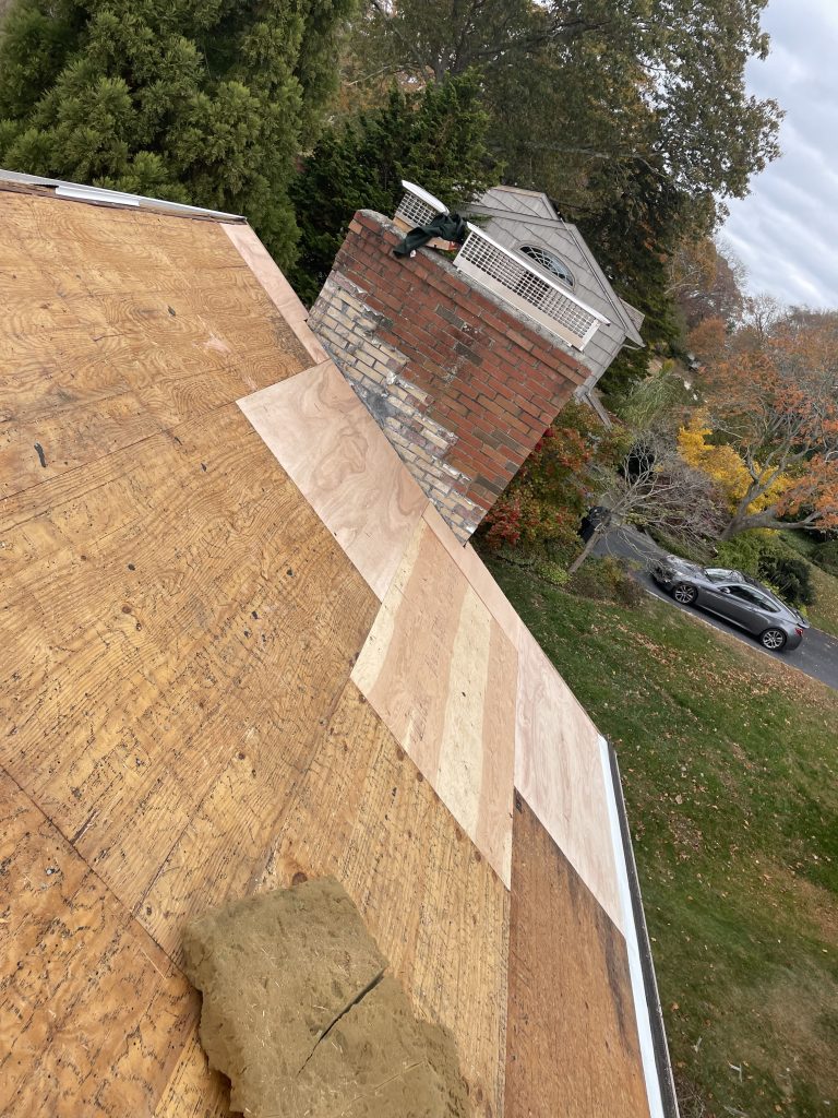 during roofing installation Waterford