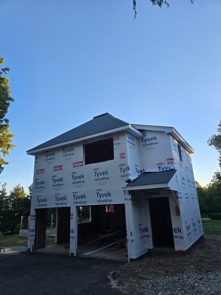 completed a full roof installation project in Guilford CT