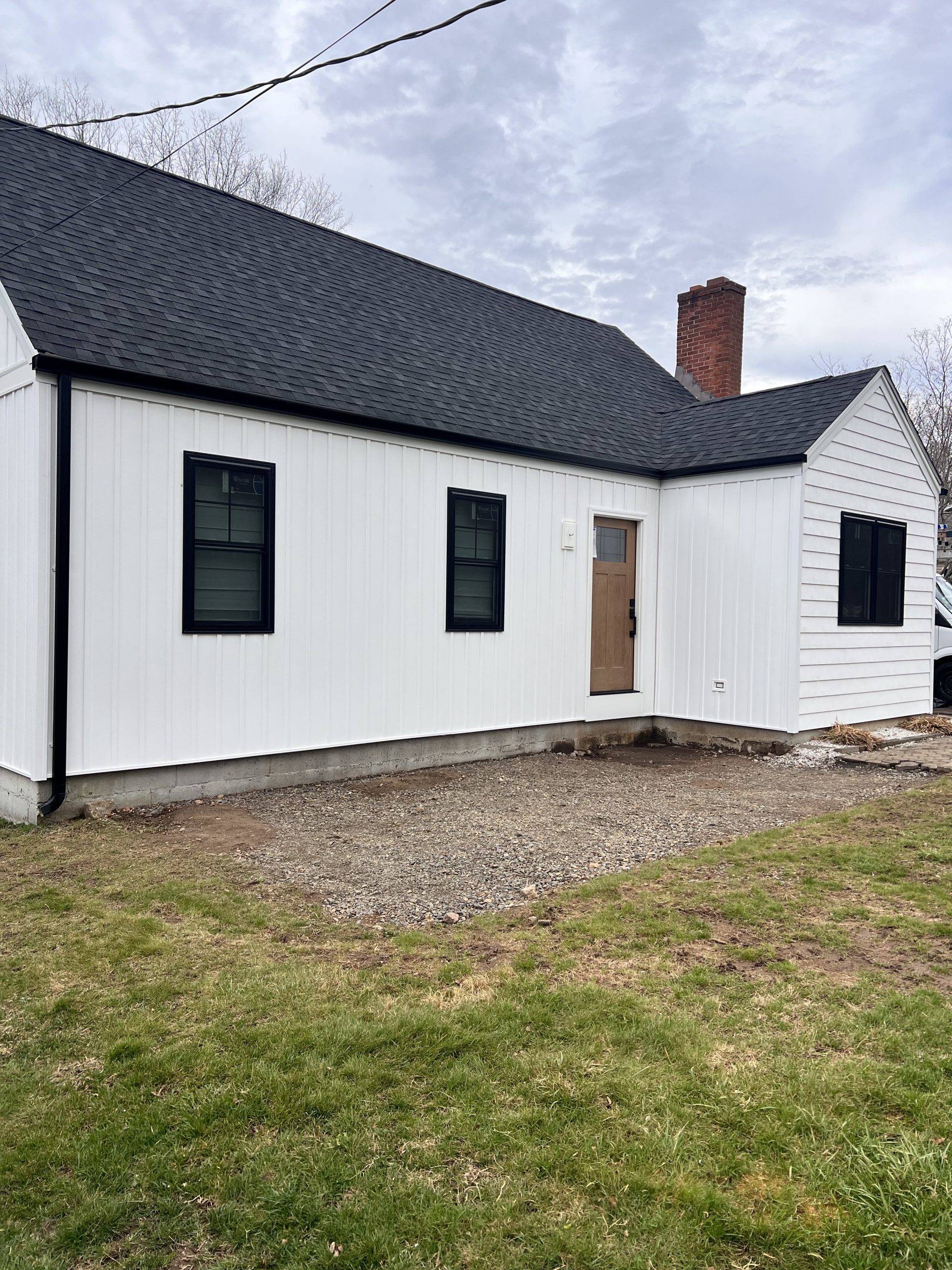 Old Lyme siding installation project